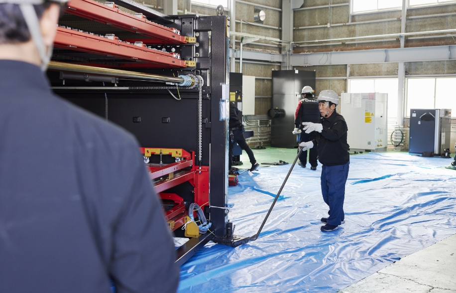 重量物の運搬、及び搬入出作業